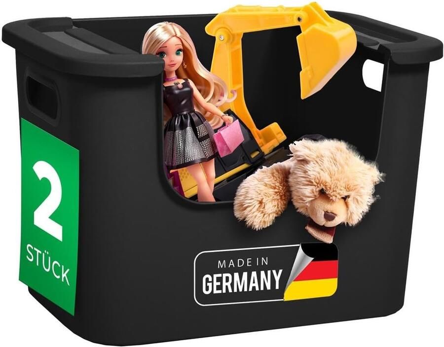 Novaliv 2x opbergbox badkamer organizer kledingkast lades organisatiesysteem zwarte stacaravan kast organizer box badkamer organizer & kledingkast organizer & geschikt als ladekast