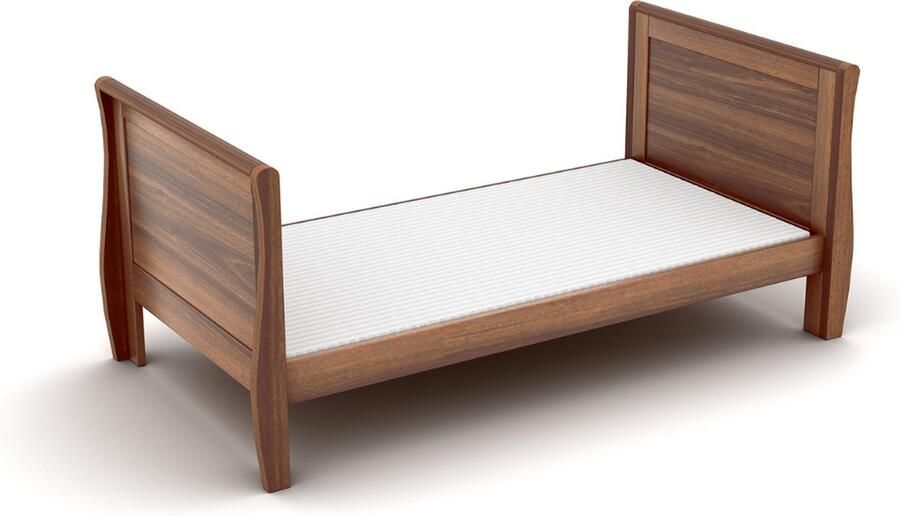 Novi at Home Gala Peuterbed 70x140 cm Walnut Inclusief lattenbodem