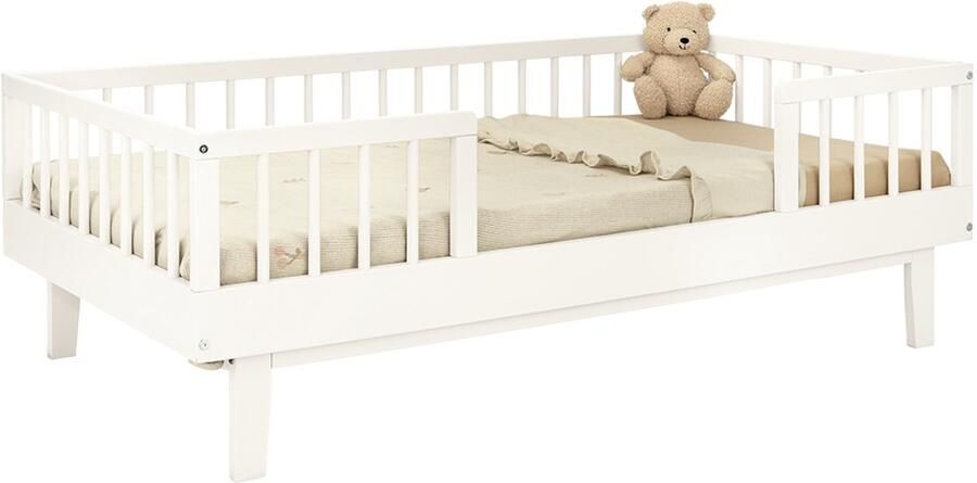 Novi at Home Juliette Peuterbed 70x140 cm Wit inclusief laten bodem
