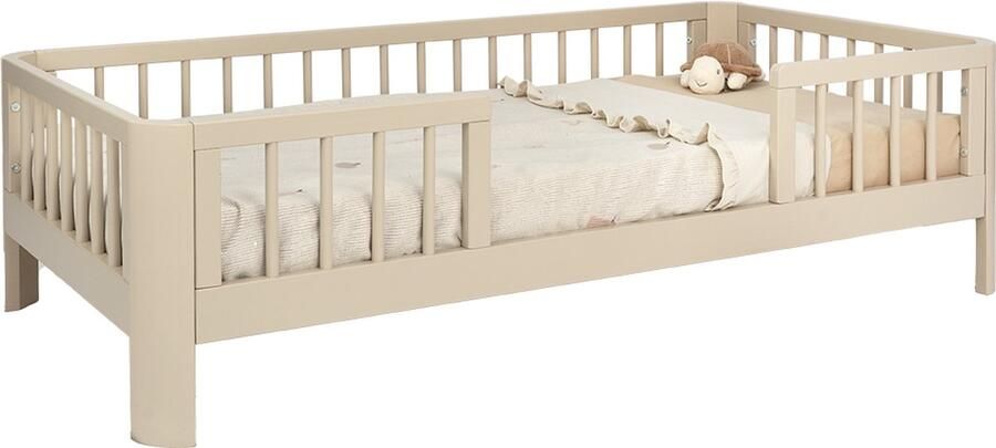 Novi at Home Feline (Ronde Hoek) Peuterbed 70x140 cm Sand