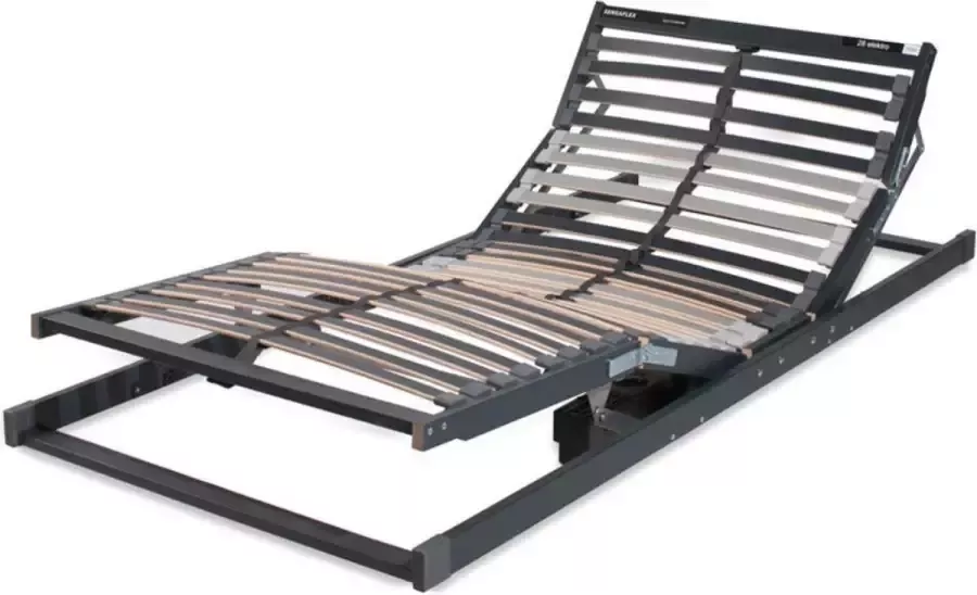 Novio Elektrisch Lattenbodem 90x200 cm 28 lats Elektrisch Verstelbaar 5 instelbare zones max 130 kg Bedbodem