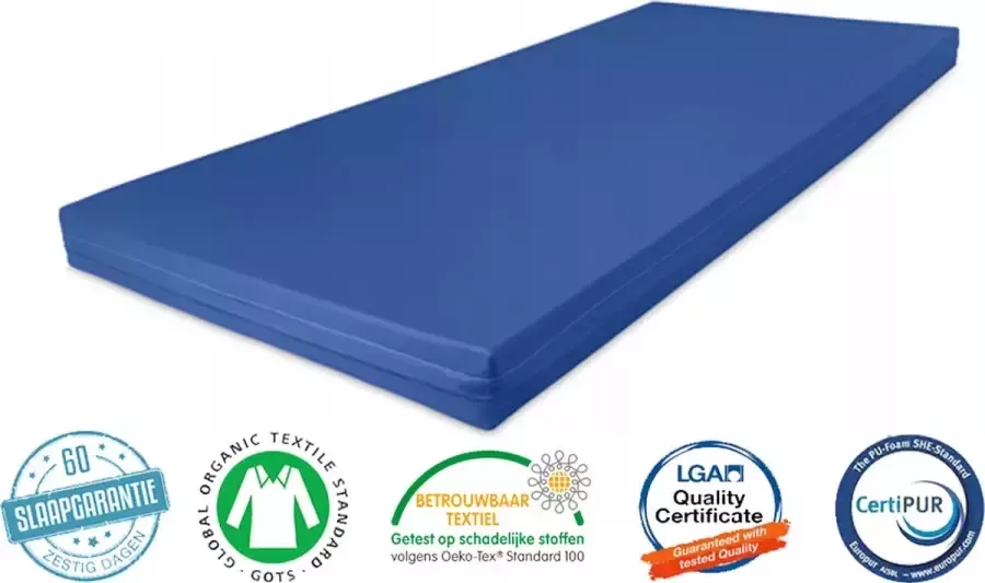 Novio matras NOVIO Zorgmatras matras incontinentie waterdicht 90x190cm Medium Koudschuim HR45 circa 16 cm Anti Bacterieel CertiPUR en Oekotex gecertificeerd - Foto 2