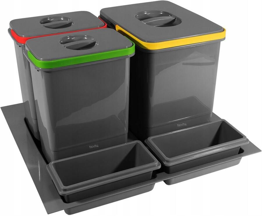 Novity MULTINO Sorteermand Voor 60 cm Kast 3-delige Container Set