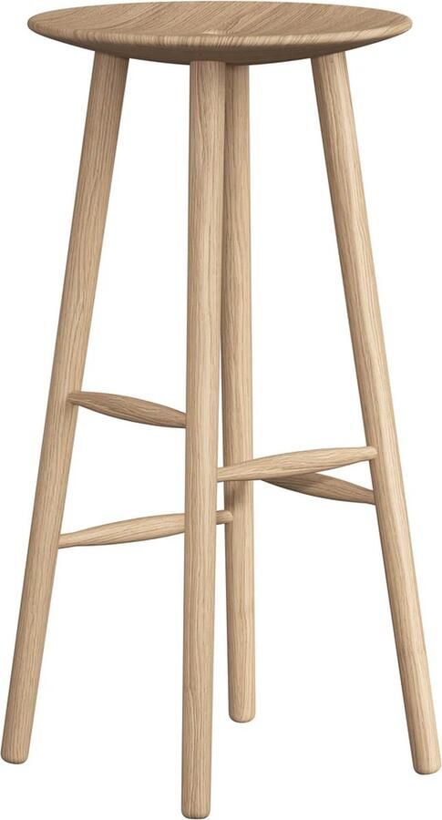 Novoform Di Volo barkruk naturel eiken Design Anders Norgaard