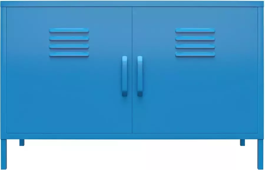 Novogratz Cache Kast met 2 deuren in metaal blauw