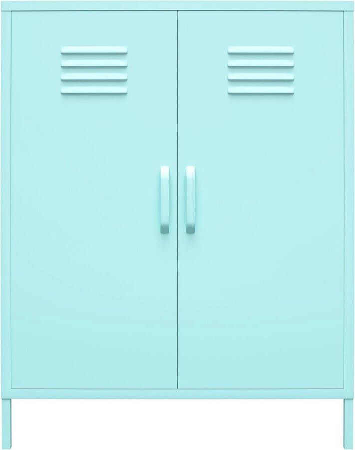 Novogratz Cache Kast met 2 deuren in mint metaal