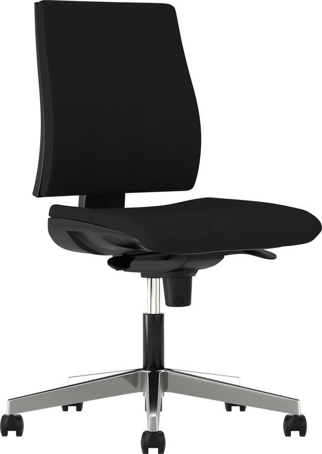 NowyStyl bureaustoel INTRATA synchroonmechanisme zonder armleuningen kuipzitting met grote knierol