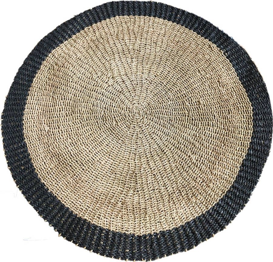 Nusa Originals Vloerkleed Natural (150cm) Bohemien Stijl Seagrass & Raffia Fairtrade - Foto 2