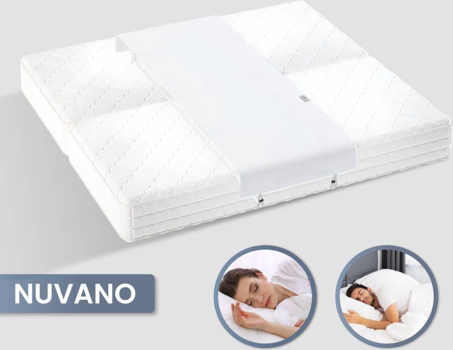 Nuvano Matraswig Bedbinders Matraswiggen Matrasbinder Lovebridge Liefdesbrug Matras binder Bedbinder Inclusief opbergtas en waszak - Foto 2