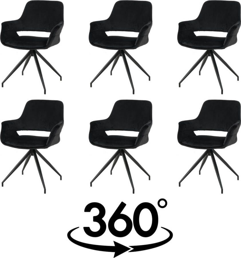 Nuvolix velvet eetkamerstoelen met armleuning set van 6 Stockholm 360° draaibaar stoel met armleuningen eetkamerstoel velvet stoel beige