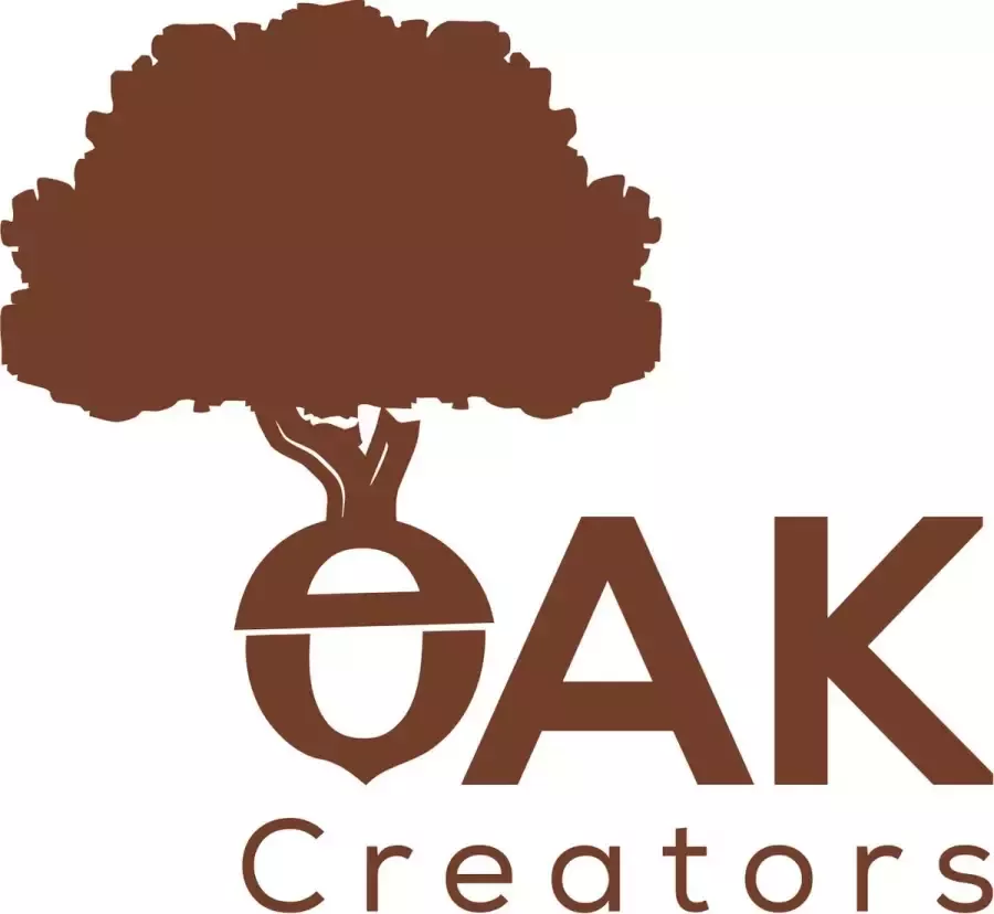 OAKcreators Boomstam wandplank onbehandeld