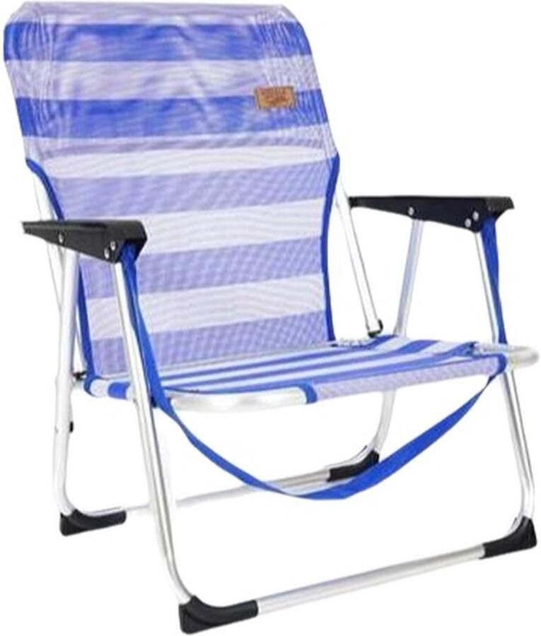 OCIOTRENDS Strandstoel Blauw 40 x 55 x 70 cm