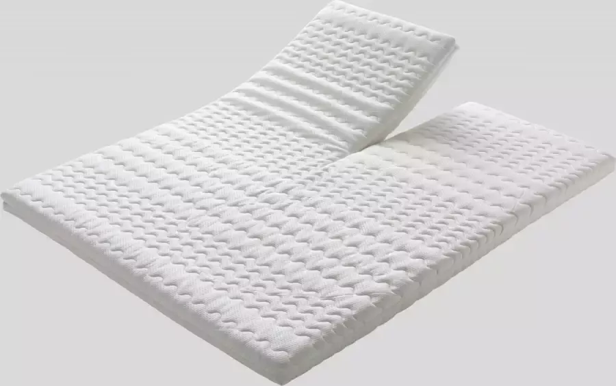 Oda Wonen.nl Split Topper Topdek Matras -DUO- Nasa -Topmatras Traagschuim Topdekmatras 200x220x9cm