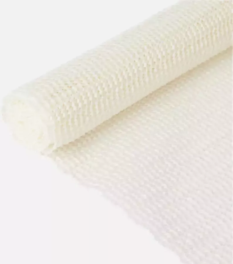 OEKO-TEX Non Slip Gripmat – Gebroken wit – 30x150cm Niet Klevende Antislipmat Gaas Patroon voor Bureaus en Keukenlades