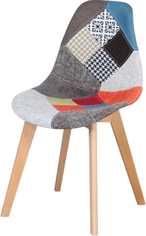 OEM Eetkamerstoelen Modern Ontwerp Massief Houten Constructie Rood