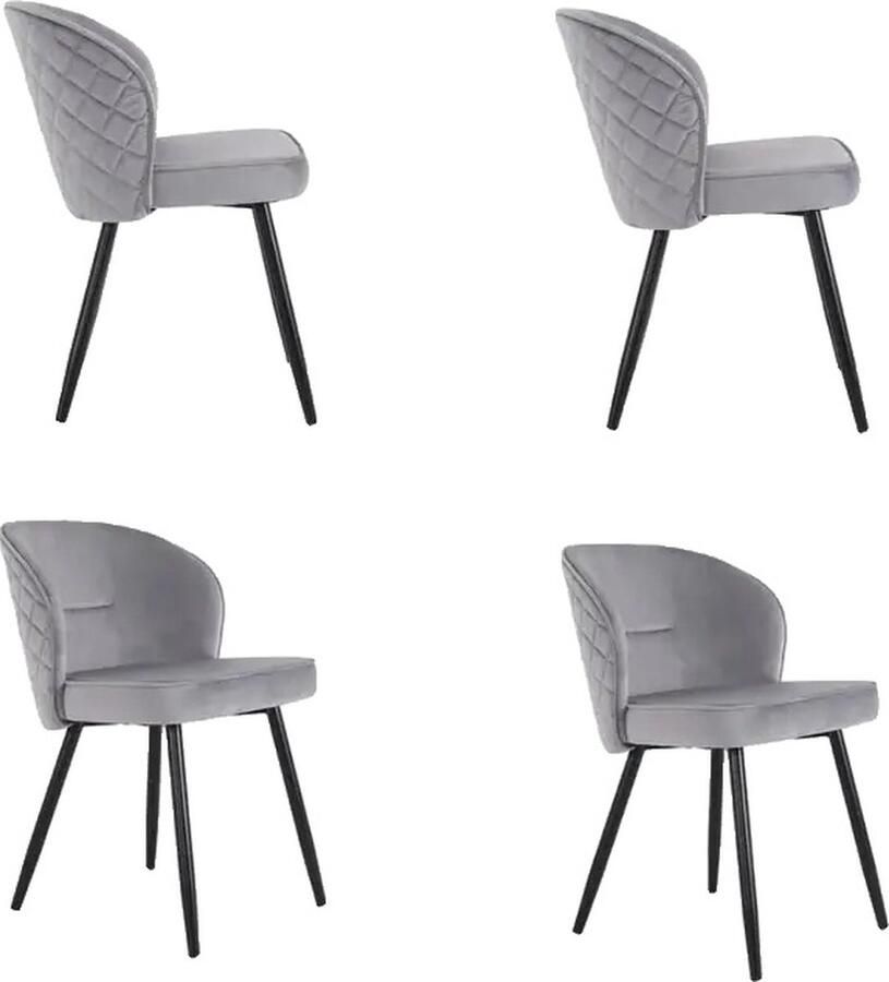 OEM Keukenstoelen Gestoffeerd Ontwerp Moderne Woonkamerstoel 4-delige set