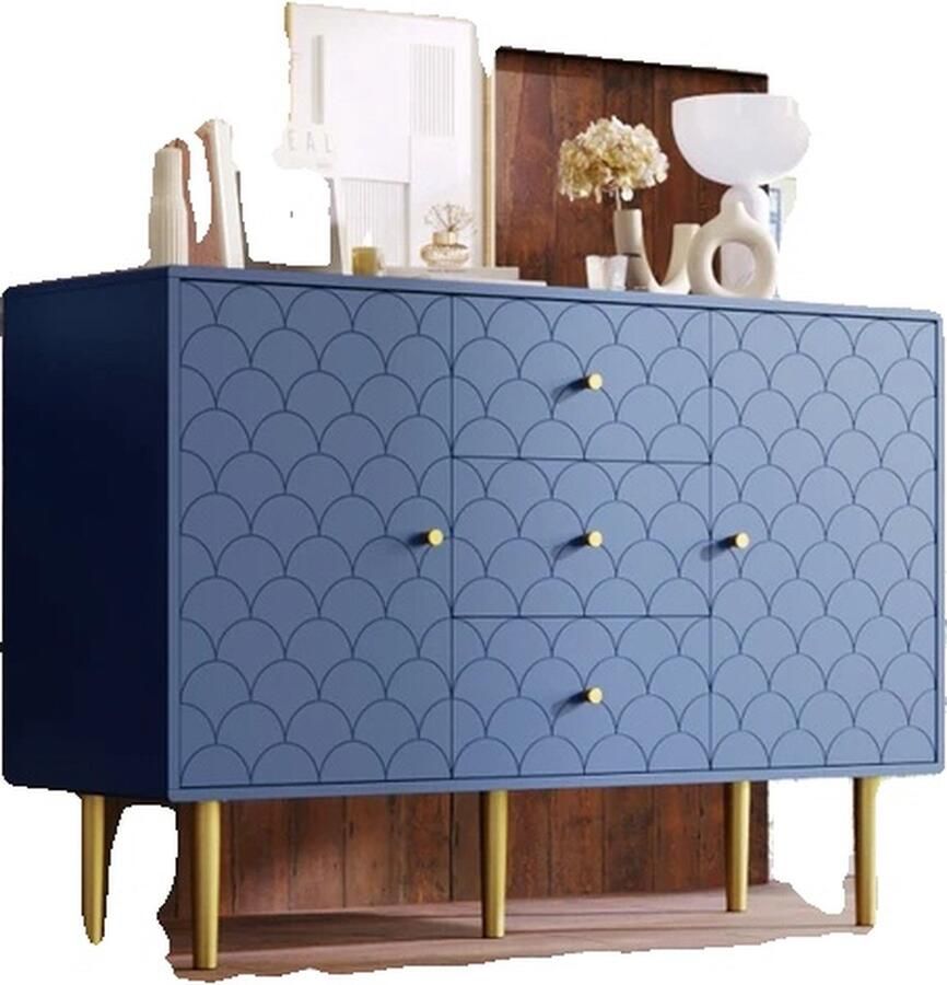 OEM Nachtkastje 2 deuren 3 laden 001