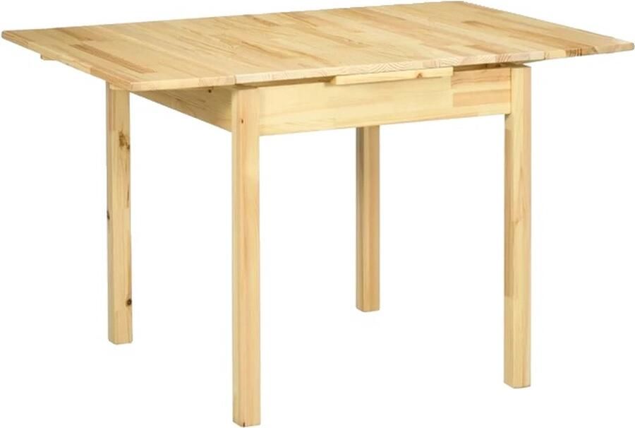 OEM Opvouwbare Eettafel Frame van Grenenhout Uittrekbare Tafels 001