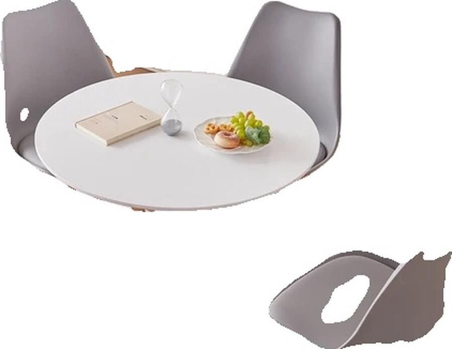 OEM Ronde eettafel set Scandinavisch design multifunctioneel Grijze Eetkamersets