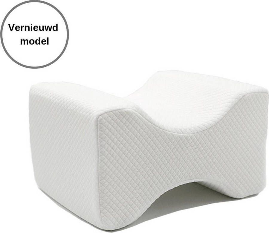 OEVER Knie kussen Knie kussen voor in bed Ergonomisch Memory Foam kussen Slaap kussen Orthopedisch kniekussen Been kussen Rugpijn Heuppijn Reiskussen