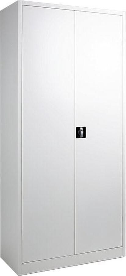 Offeco Archiefkast Klapdeurkast Dossierkast kantoorkast Wit Archiefkast Met Slot 200 x 100 x 40 cm
