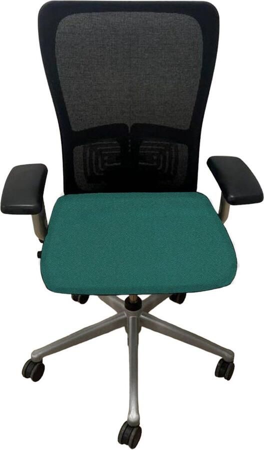 Offeco Haworth zody Comforto 89 donkergroen ergonomische bureaustoel full option
