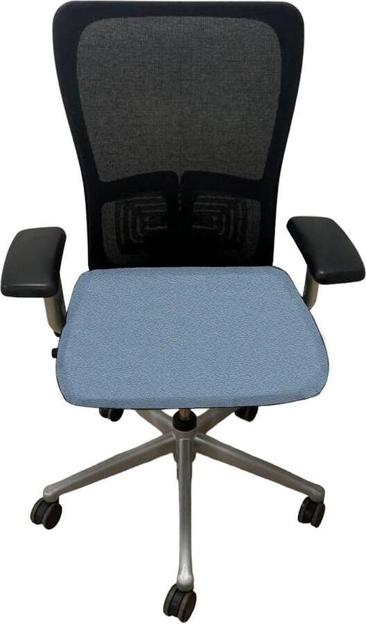 Offeco Haworth zody Comforto 89 lichtblauw ergonomische bureaustoel full option