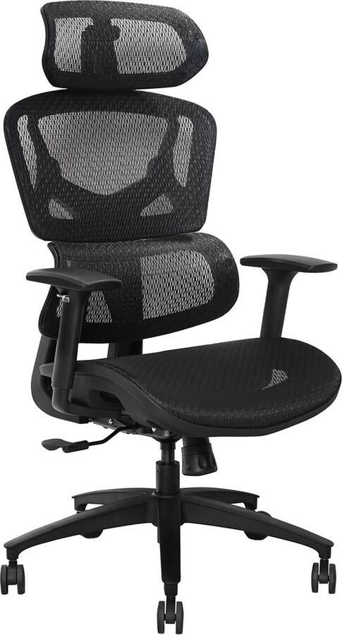 Office Supply Ergonomische Bureaustoel Edita met Hoofdsteun Bureaustoelen voor Volwassenen Office Chair Gamestoel Kantoorstoel Volledig Verstelbaar Incl. Verstelbare Armleuningen & Verstelbare Lendensteun