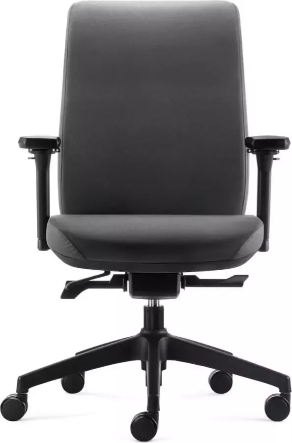 Offisk Orion dark grey luxe ergonomische bureaustoel Arbo gecertificeerd professioneel Donati mechaniek