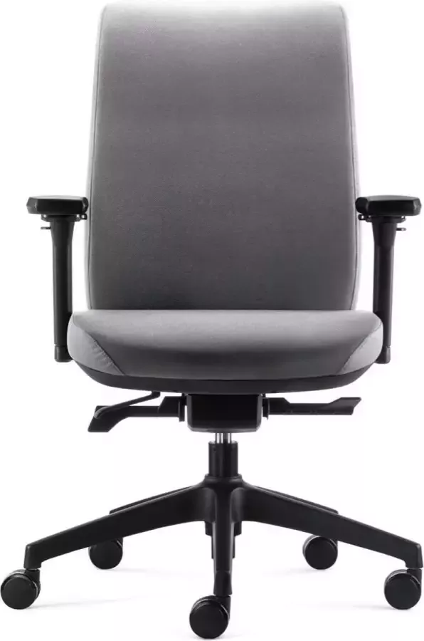 Offisk Orion light grey luxe ergonomische bureaustoel Arbo gecertificeerd professioneel Donati mechaniek