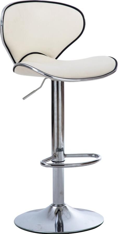 OFMOTRA Barkruk Barstoel Barstoelen met rugleuning en Voetsteun 360° Draaibaar -20cm in hoogte verstelbaar Keukenstoel Industrieel Zwart - Foto 2