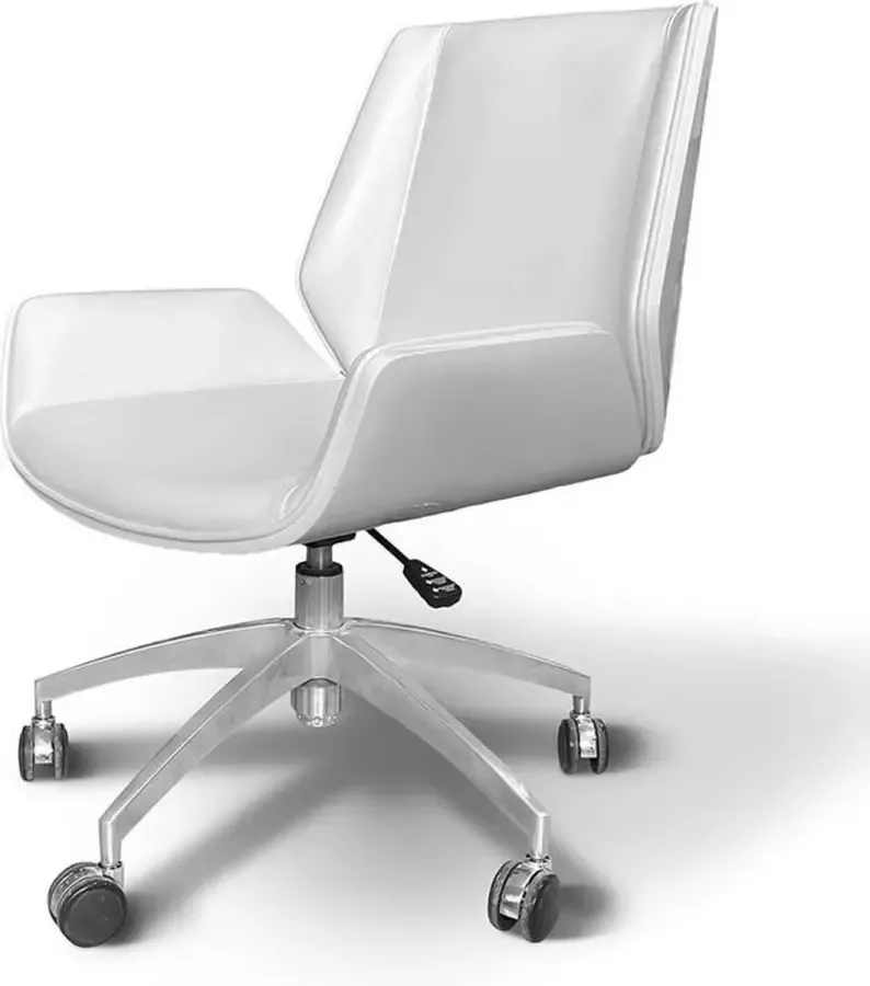 Ohno Furniture Amsterdam Bureaustoel Kantoorstoel Stoel Wit - Foto 2