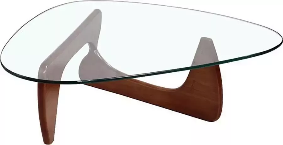 Ohno Furniture New York Koffietafel Salontafel Tafel Hout Glas Bruin