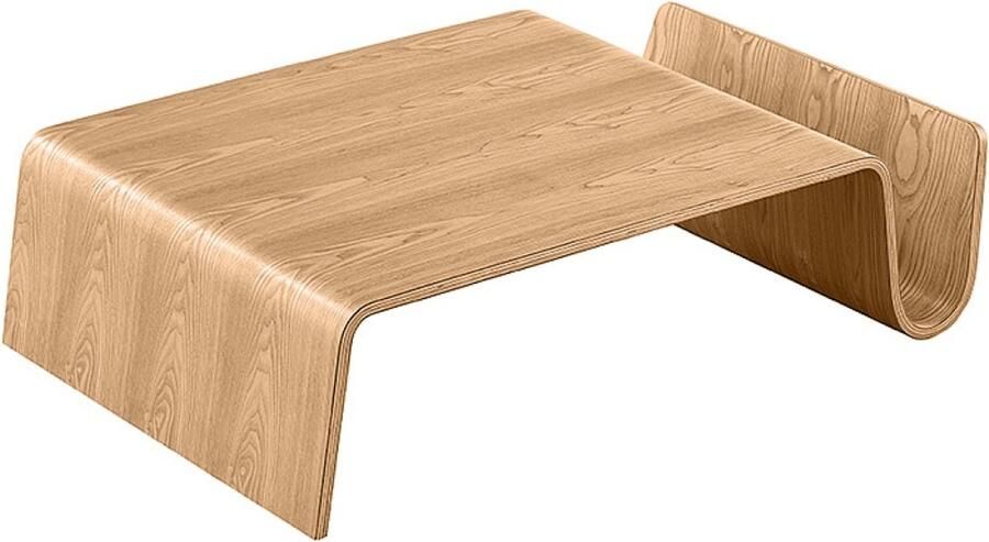 Ohno Oakland Koffietafel Salontafel Naturel Hout Met Handige Opbergvak