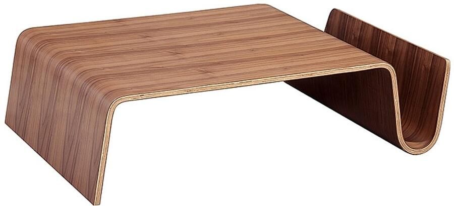 Ohno Furniture OHNO Furniture Oakland Koffietafel Bruin Walnoothout Bijzettafel Salontafel