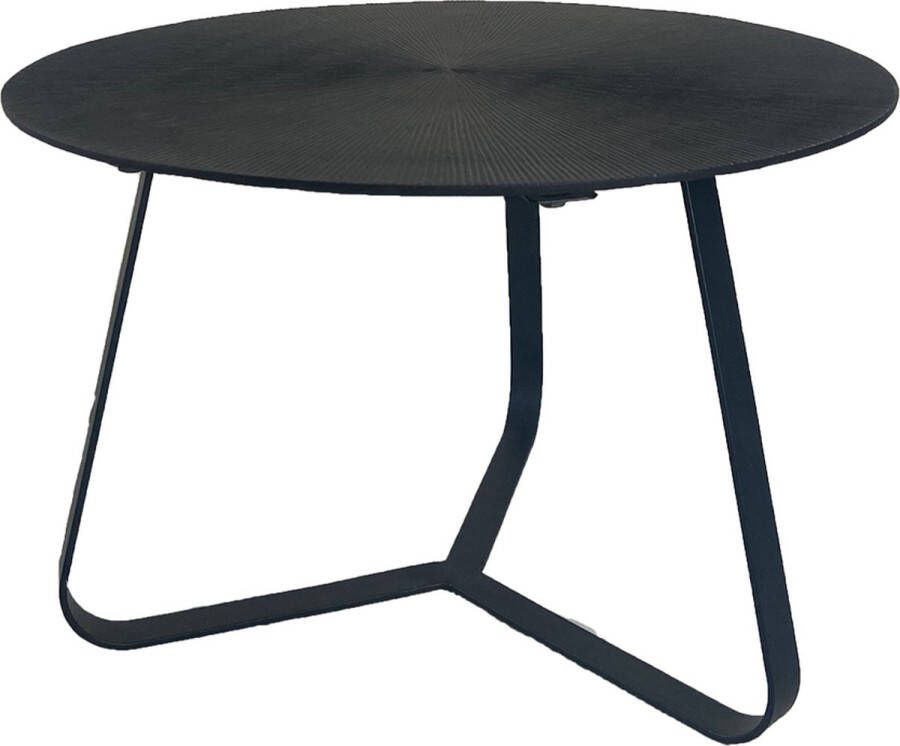 Oist Design Lauro M Coffee Table Aluminium Black- 80 x 80 x 32 cm