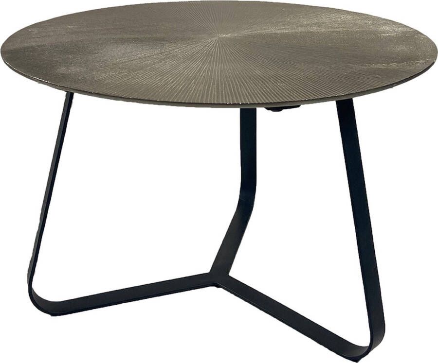Oist Design Lauro M Coffee Table Aluminium Champagne 60 x 60 x 40 cm