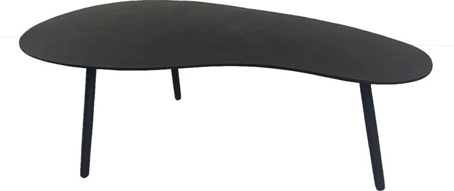 Oist Design Luciano L Coffee Table Aluminium Black 120 x 75 x 36 cm
