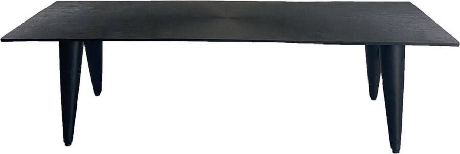 Oist Design Zeno Coffee Table Aluminium Black 40 x 120 x 31 cm