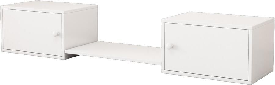 Ojiuboo Witte schoenenkast met dubbele deur schoenencommodebank 189×40×34 5 cm grenen + MDF multi-scene verandameubel kan onder het bed worden opgeborgen
