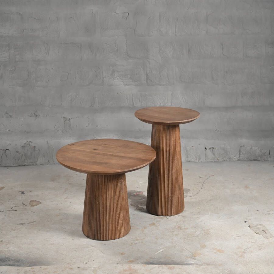 Old Inn Wonen Old Inn Salontafel Rome set van 2 - Foto 2