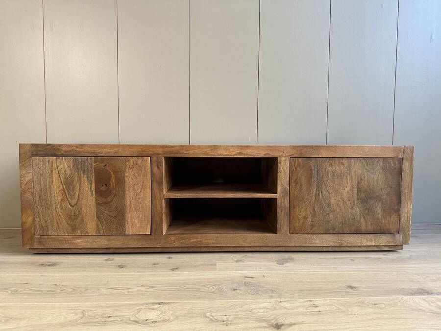 Old Inn Wonen Old Inn Tv meubel Nelson Bruin160cm - Foto 2