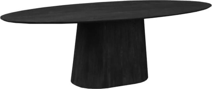 Old Inn Wonen Old Inn Flash Sale Eetkamertafel Oslo ovaal Zwart 160cm