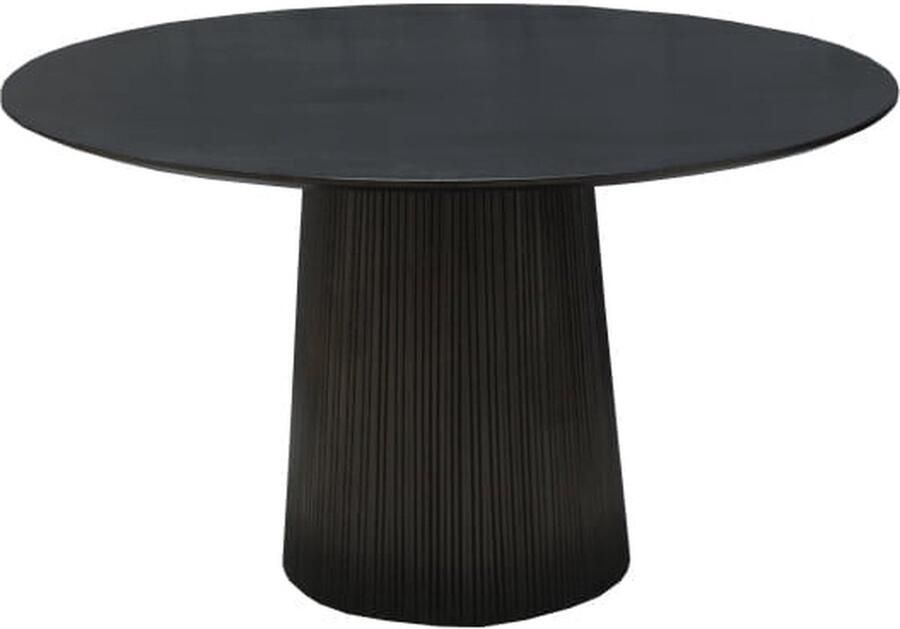 Old Inn Wonen Old Inn Flash Sale Eetkamertafel Rome Zwart 130cm - Foto 2