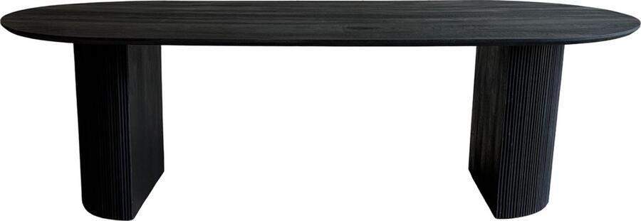 Old Inn Wonen Old Inn Flash Sale Eetkamertafel Luca 200cm zwart