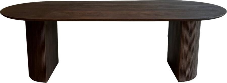 Old Inn Wonen Old Inn Flash Sale Eetkamertafel Luca bruin 240cm