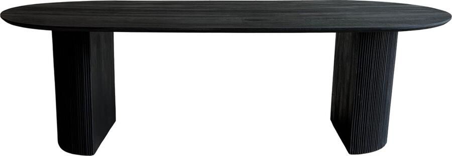 Old Inn Wonen Old Inn Flash Sale Eetkamertafel Luca zwart 240cm