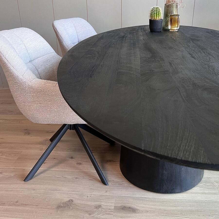 Old Inn Wonen Old Inn Flash Sale Eetkamertafel Oslo 150cm Zwart