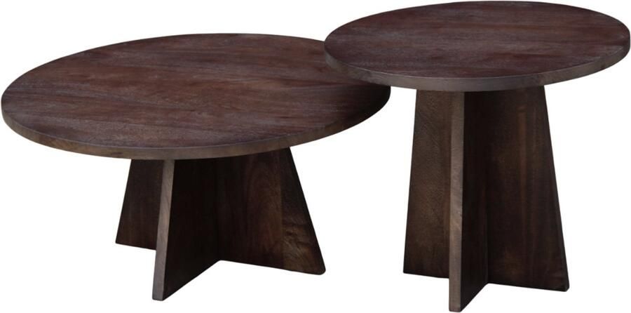 Old Inn Wonen Old Inn Salontafel Bergen set van 2