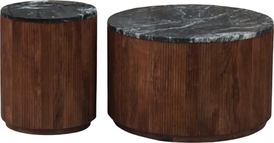 Old Inn Wonen Old Inn Salontafel Lyon set van 2